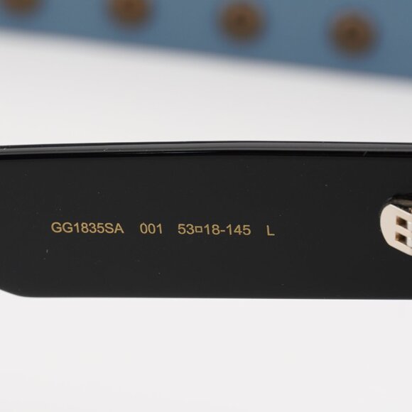 Gucci GG1835SA 001 Square Sunglasses - Black/Grey main image 7